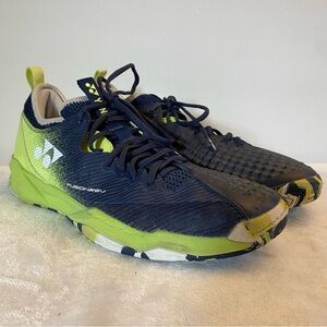 Yonex Fusion Rev 4 Lime Navy Tennis Shoes